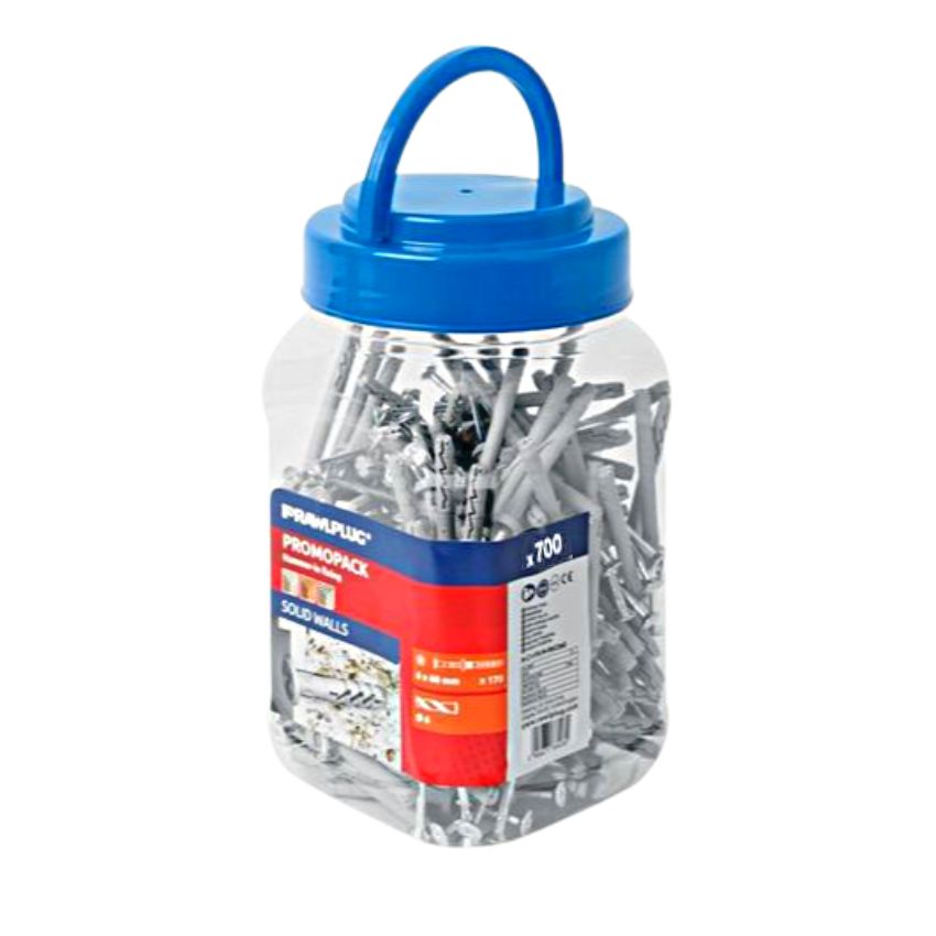 Rawlplug – Hammer-In Fixing 5x30mm – 700 Piece Per Jar