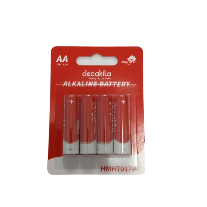 Decakila – AA Alkaline Batteries LR06 – Pack Of 4