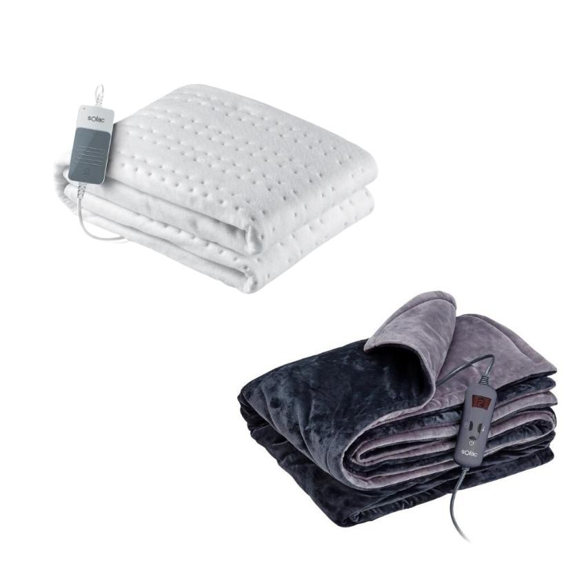 Solac – Electrical Under Blanket (Single) with Throw Over Blanket (Double)