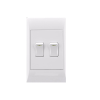 Switch 2L – 1Way 2X4 White E/Mate Switch 2L – 1Way 2X4 White E/Mate