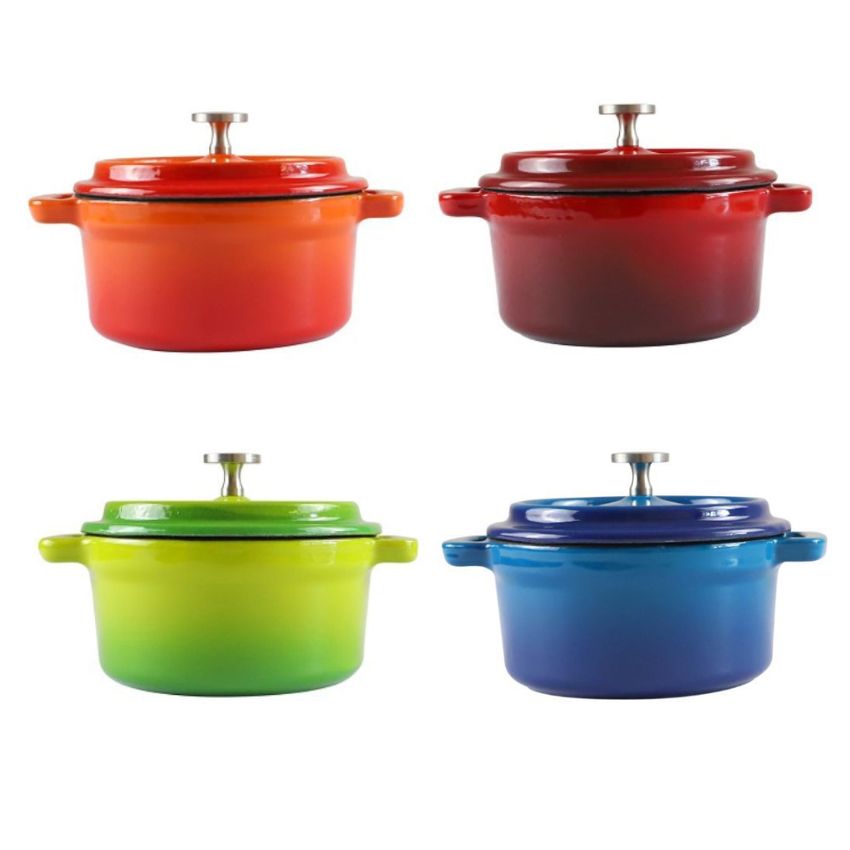 LK’s – Chef – Round Ramekins 0.22L – Assorted Colours- Pack of 4
