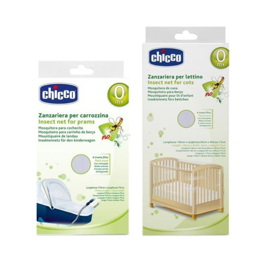 Chicco – Mosquito Net For Pram and Net For Cot Combo