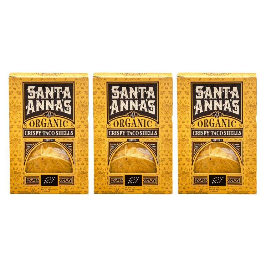 Santa Anna’s – Organic Crispy Taco Shells 200g – Pack of 3
