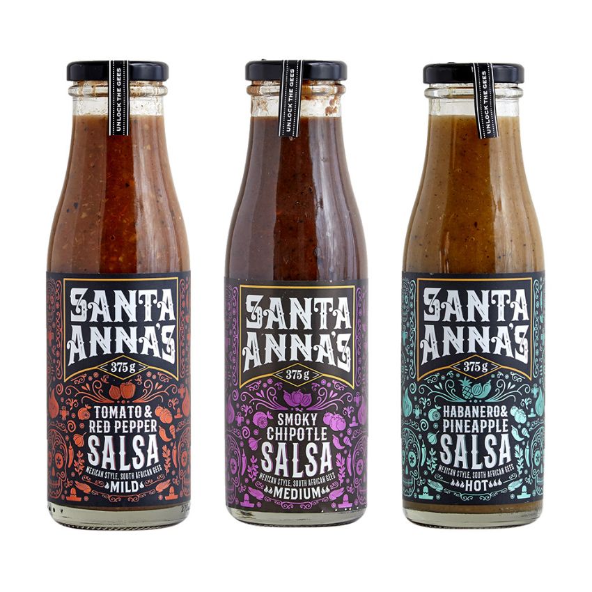 Santa Anna’s – Assorted Salsa – 375g – Pack of 3