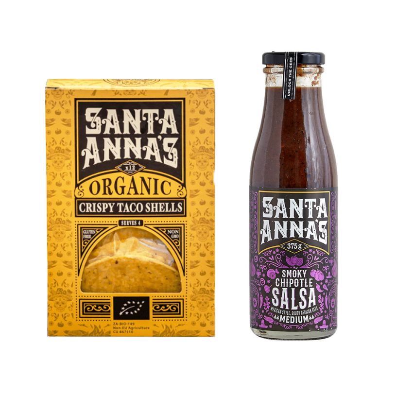 Santa Anna’s – Organic Crispy Taco Shells & Smoky Chipotle Salsa