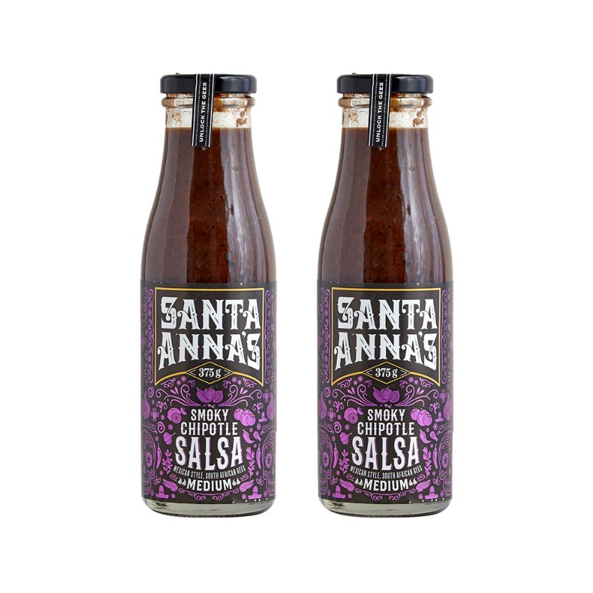 Santa Anna’s – Smoky Chipotle Salsa – 375g – Pack of 2