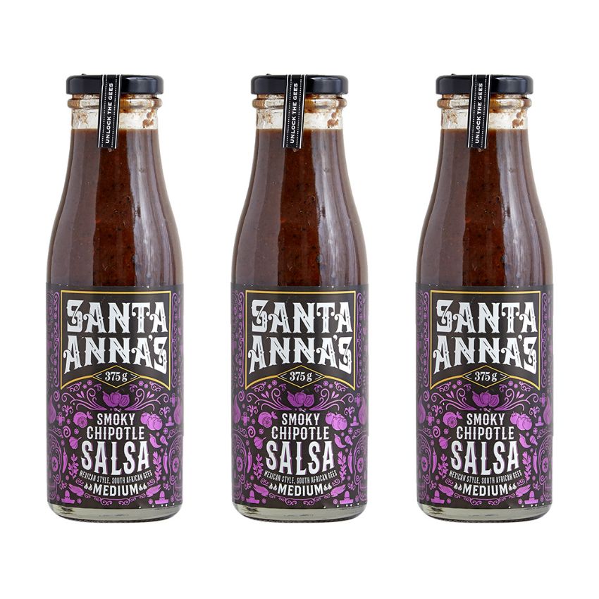 Santa Anna’s – Smoky Chipotle Salsa – 375g – Pack of 3