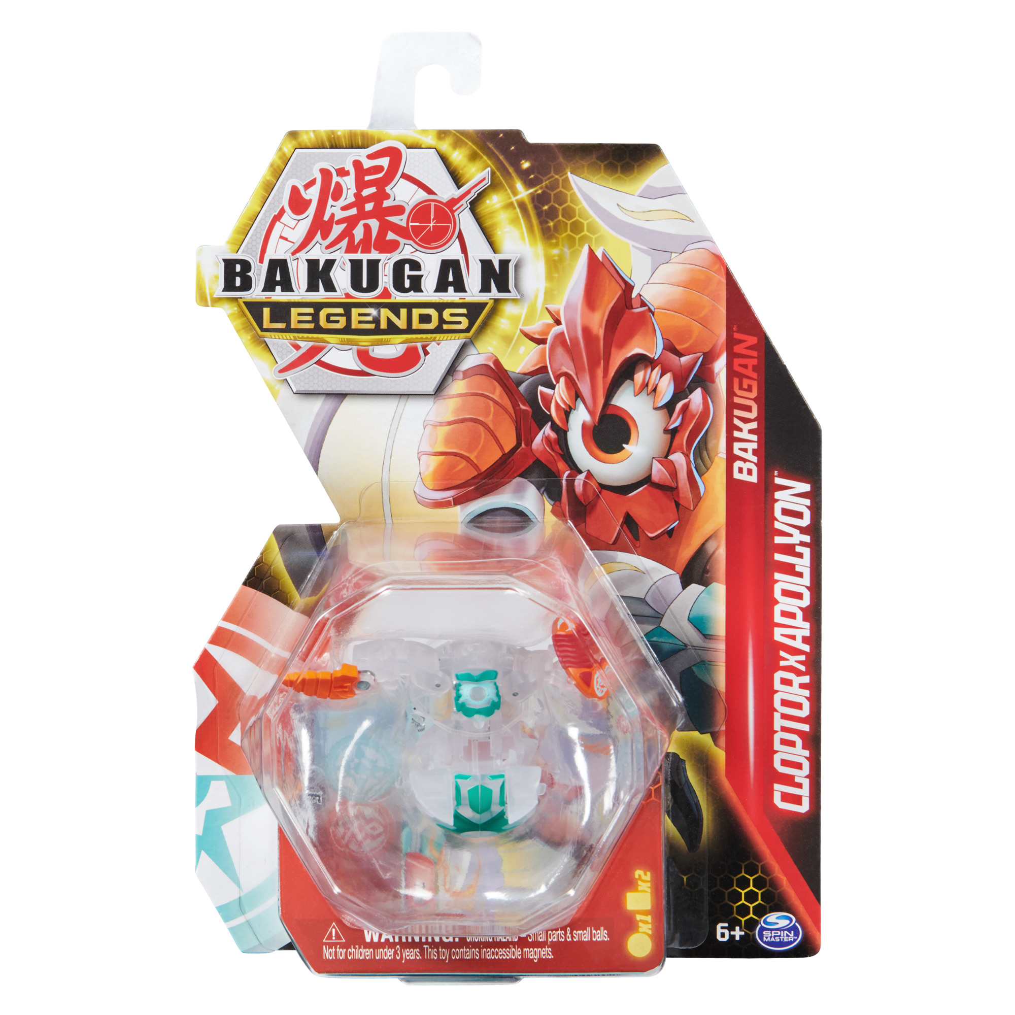 Bakugan Season 5 Core Bakugan – Cloptor and Apollyon White Red
