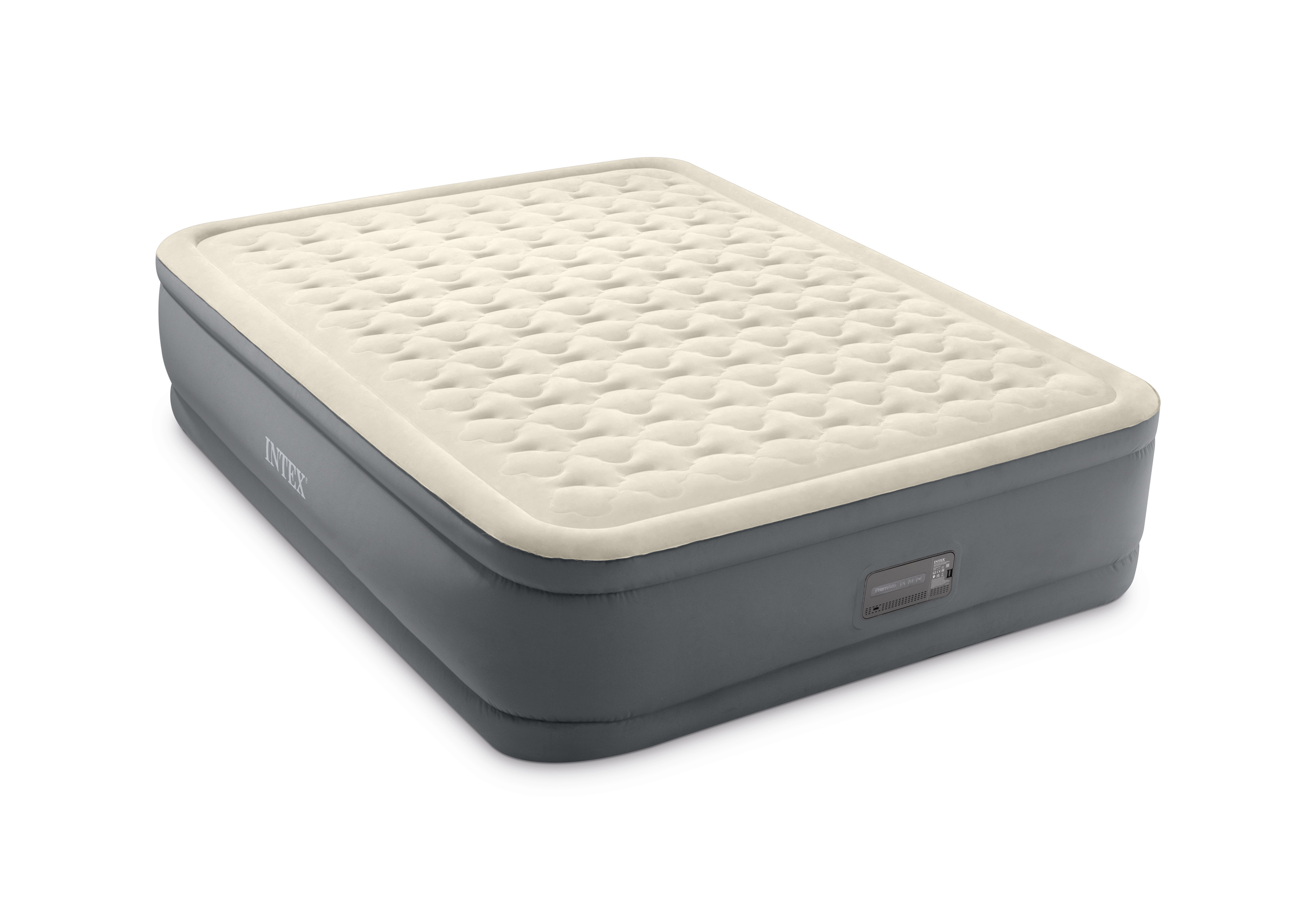 Intex Queen Premaire ii Elevated Airbed With Fiber-Tech & Built In Pump