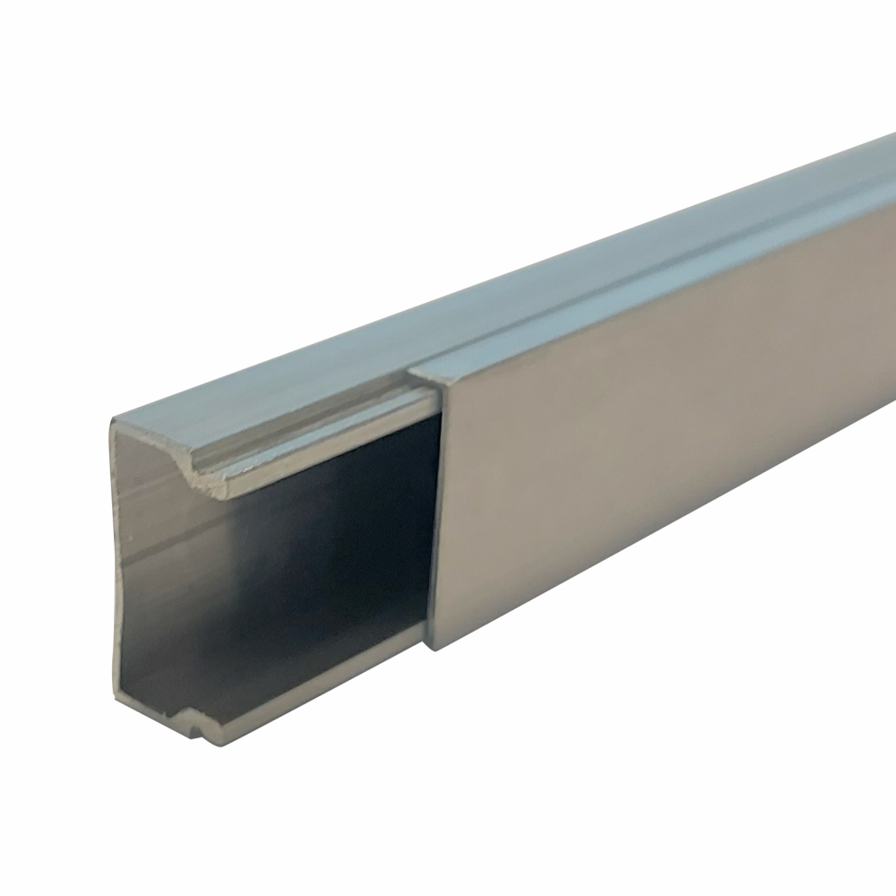 Parrot Products Trunking Conduit Cable Management – Aluminium 2.9M Length – Grey