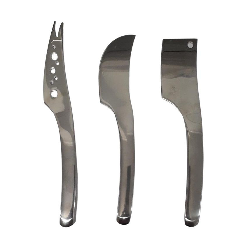 Stainless Steel Cheese Knife Set – 3 Piece