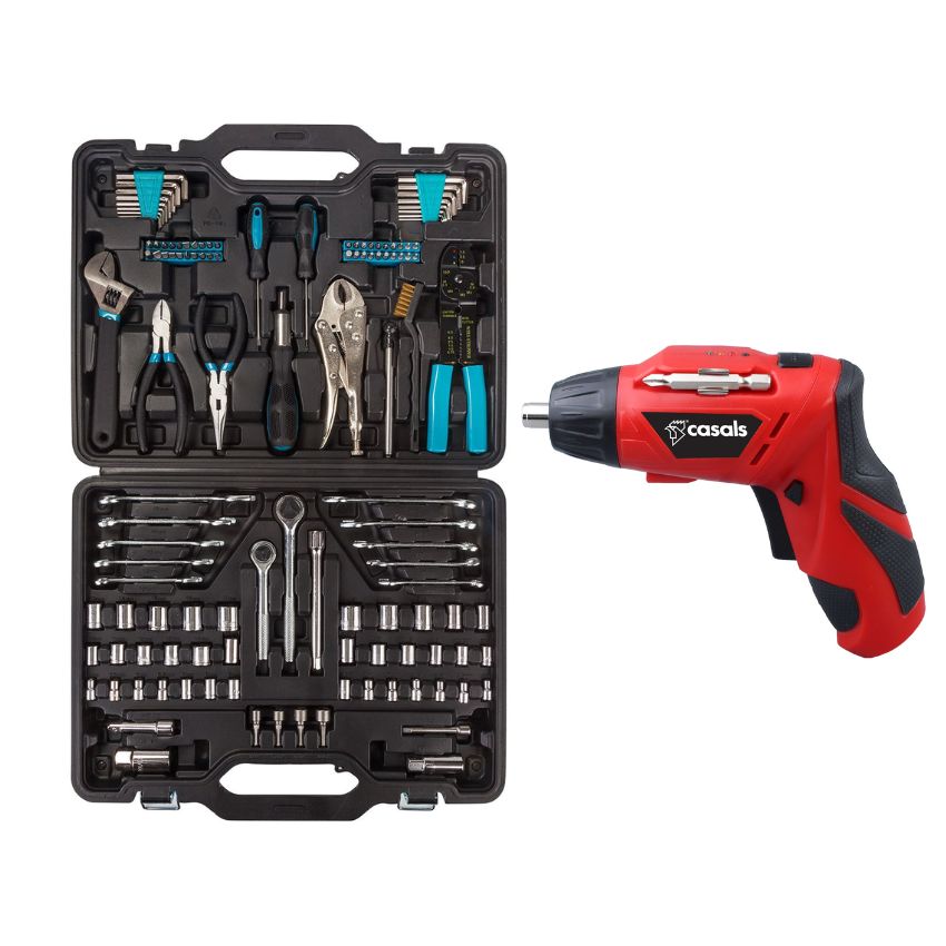 Bort – DIY Hand Tool Set – 123 Piece & 12 Piece Cordless Screwdriver