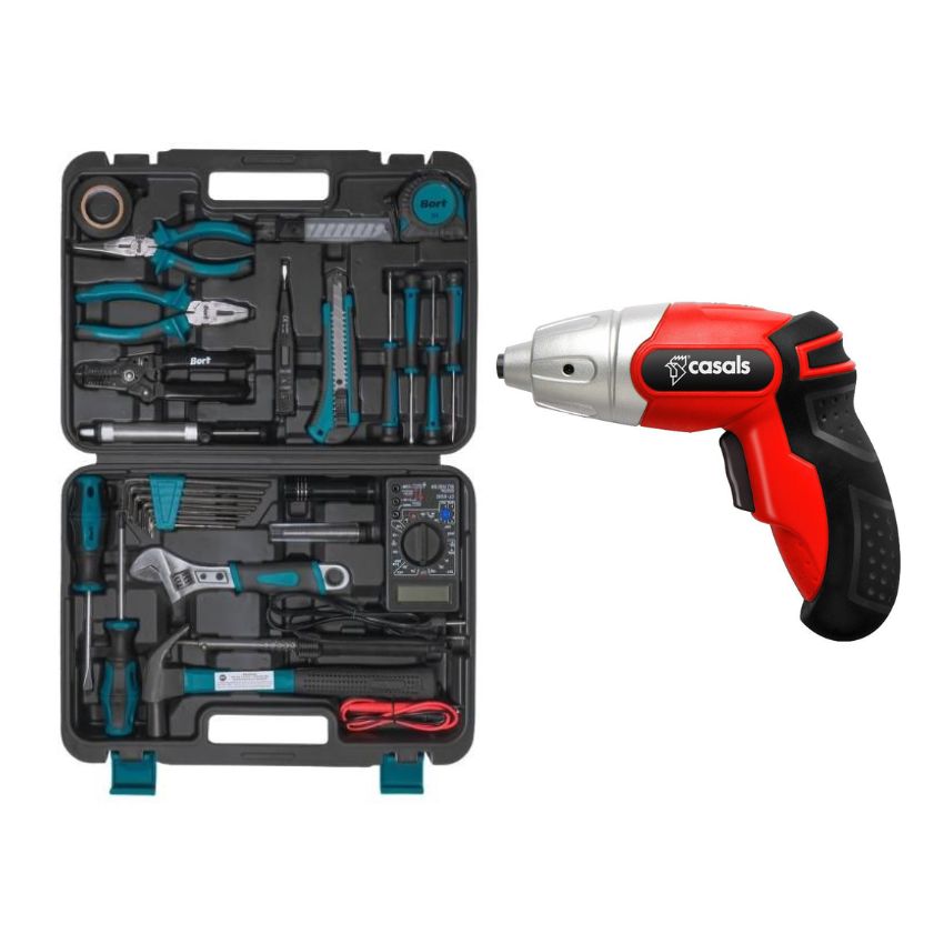 Bort – Electrical Tool Kit – 30 Piece & 10 Piece Cordless Screwdriver