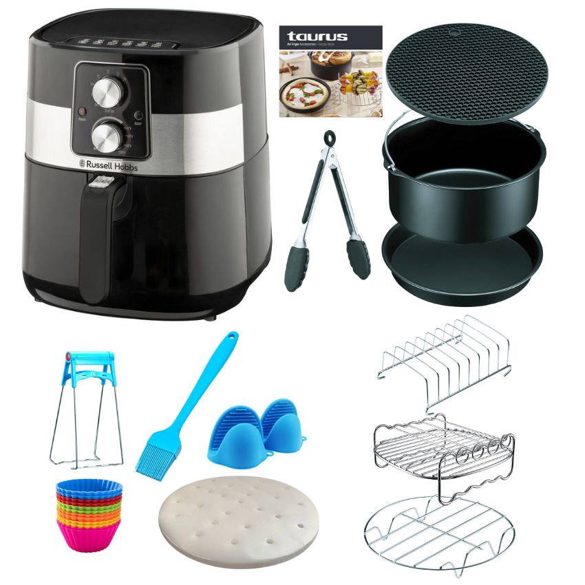 Russell Hobbs – Air Fryer Fit with Air Fryer Accessory Set (28 Piece)