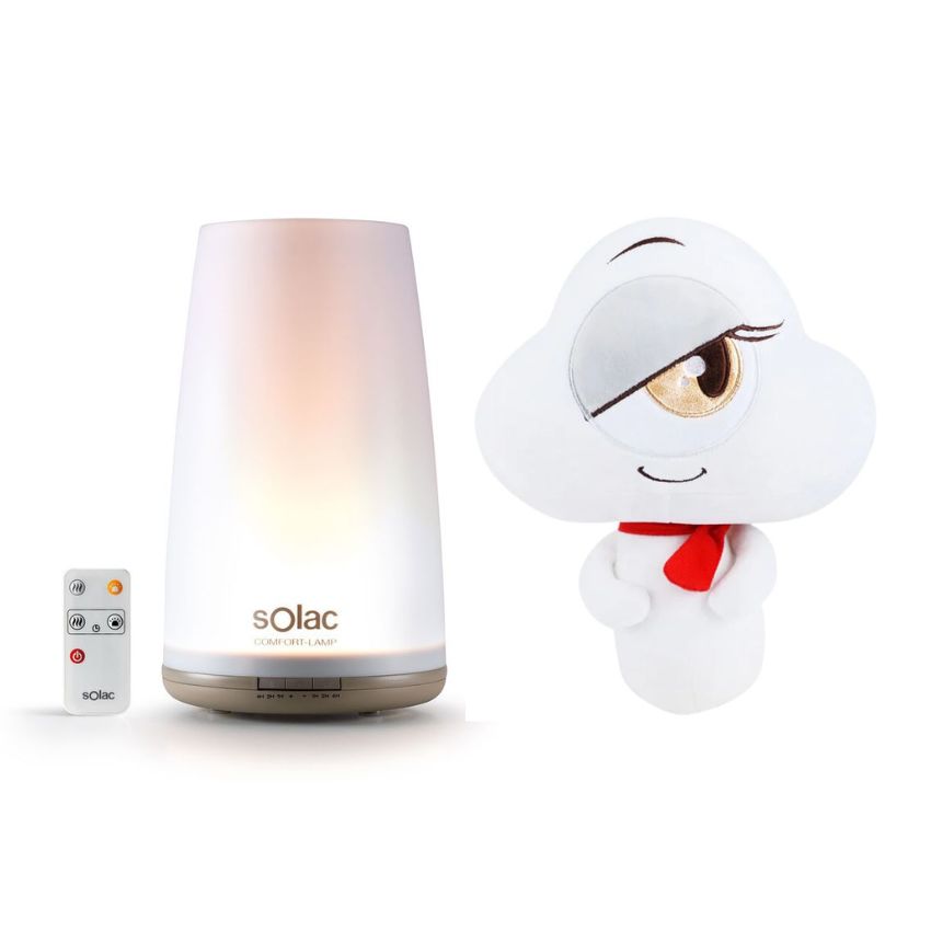 Solac – Humidifier with Light White Comfort Lamp 35W & Soft Plush Toy(Kila)