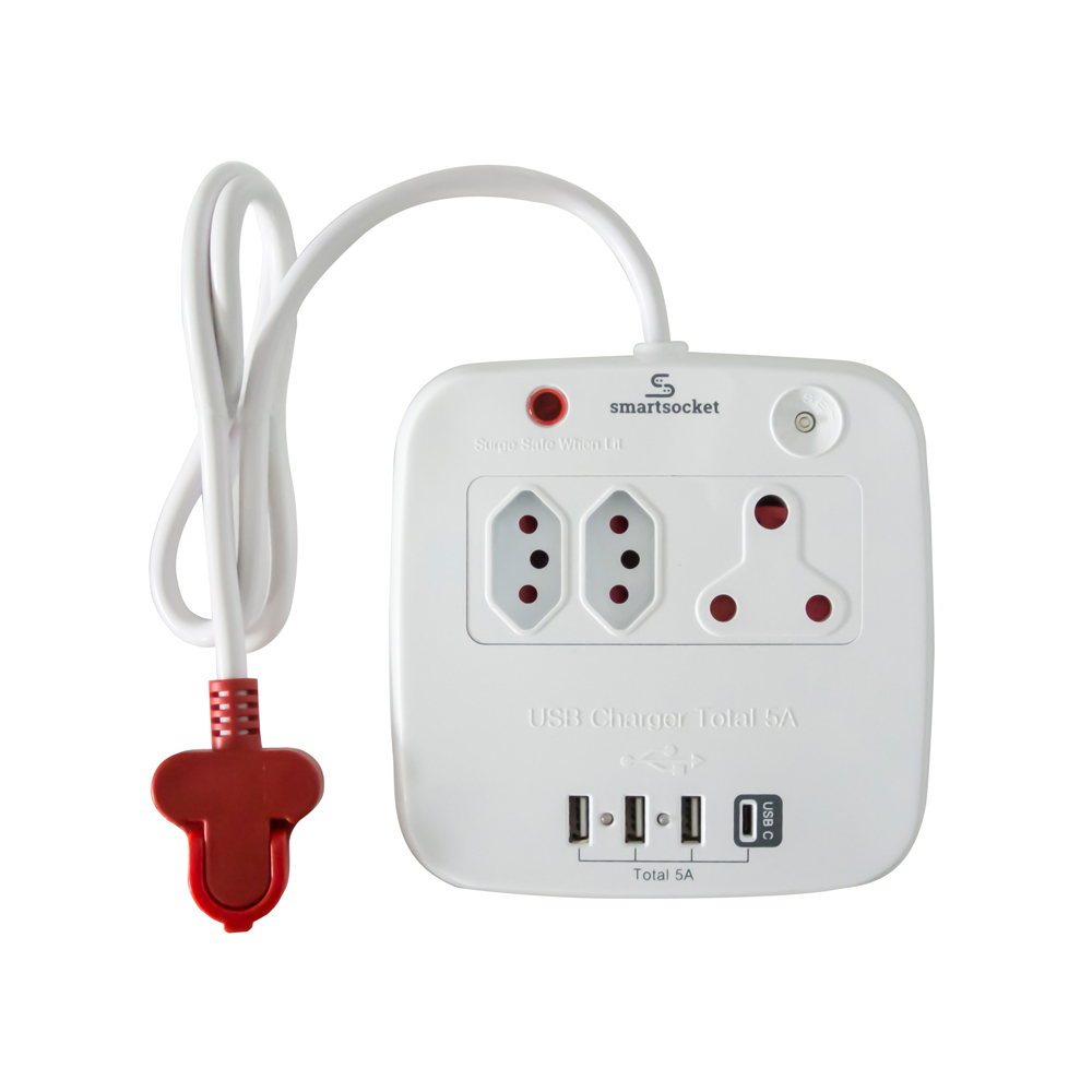 Smartsocket Compact USB Power Hub 5 Amp USB