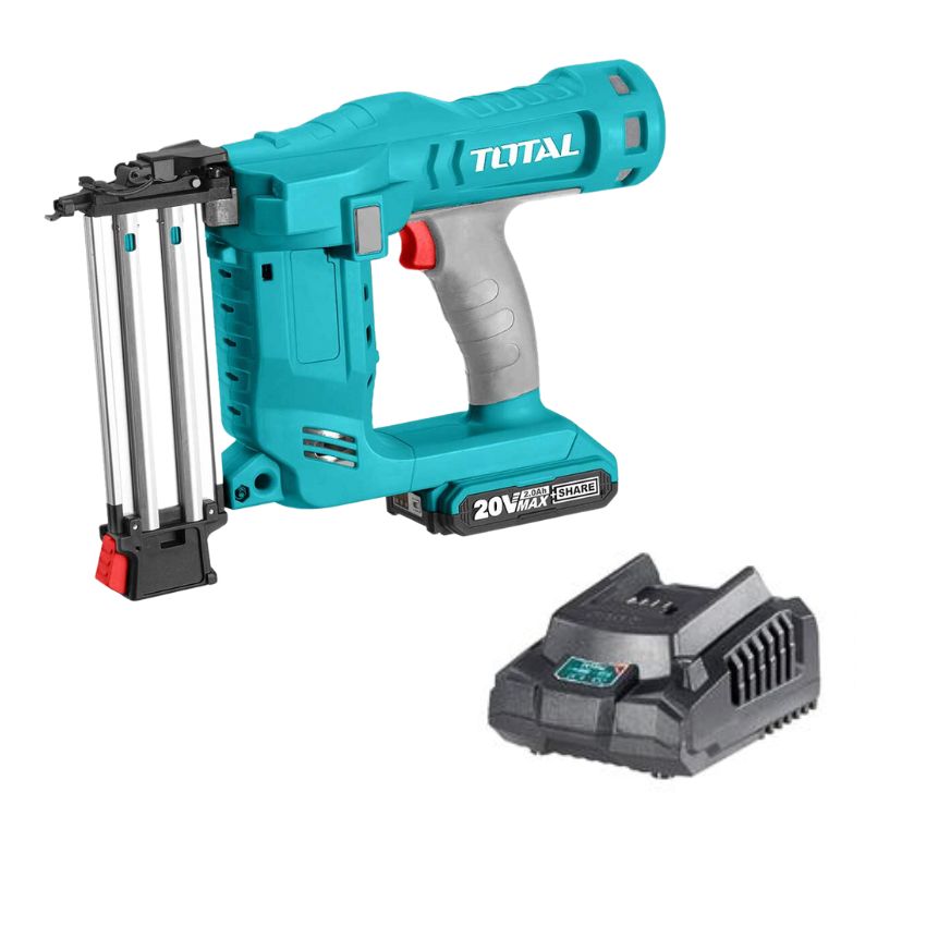 Total Tools – Cordless Brad Nailer Kit – 20V