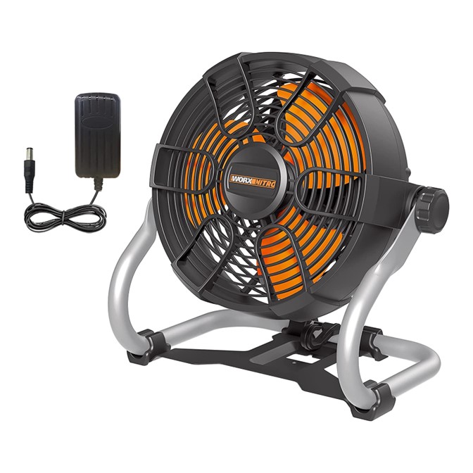WORX Home & Jobsite Fan 2 Speed AC & Cordless 20V