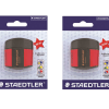 Staedtler Tradition Double-Hole Tub Sharpener – Pack of 2 Staedtler Tradition Double-Hole Tub Sharpener – Pack of 2
