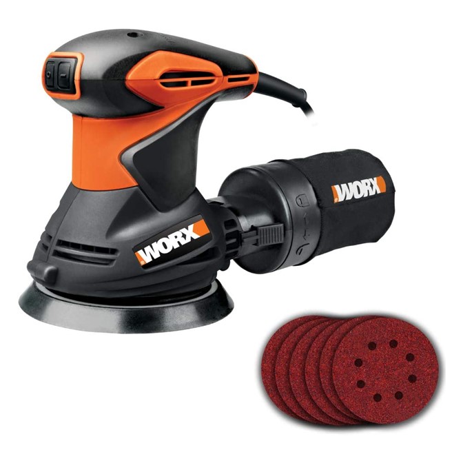 WORX Random Orbital Sander 125MM 300W 220V