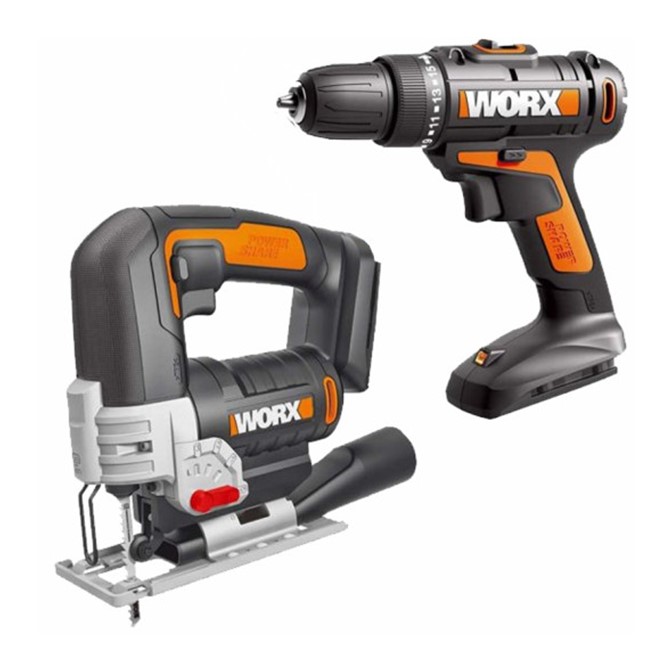 WORX Impact Drill 13MM & Jigsaw 20V | KIT
