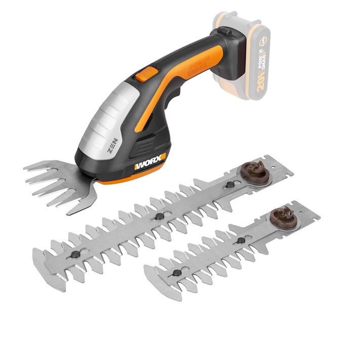 WORX ZEN Grass Shear & Trimmer With 3 Blades Cordless 20V | Tool Only
