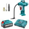 Total Tools – Cordless Auto Air Compressor 20V, 4.0Ah Battery & Charger Total Tools – Cordless Auto Air Compressor 20V, 4.0Ah Battery & Charger