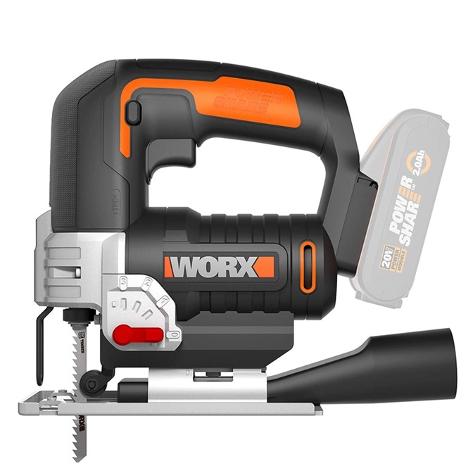 WORX Jigsaw 24MM 2600SPM With 4 Pendulum Settings Cordless 20V | Tool Only