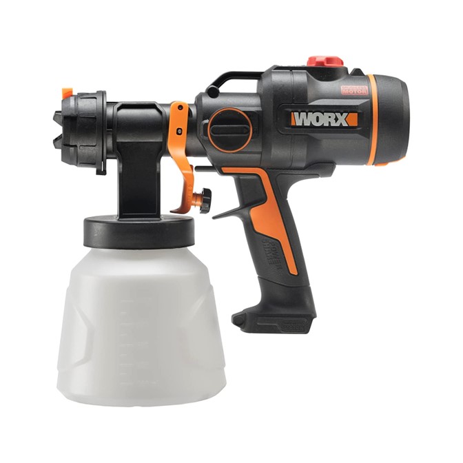 WORX NITRO HPLV Tech Paint Sprayer Cordless 20V | Tool Only