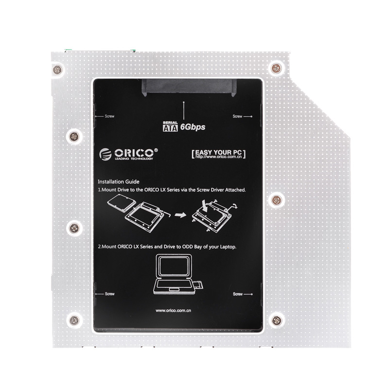 Orico 7 & 9.5mm Aluminum Alloy Internal Hard Drive Caddy for Laptops
