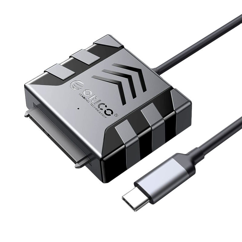 Orico 2.5″/3.5″ SATA HDD/Optical USB Type-C Adapter – Black
