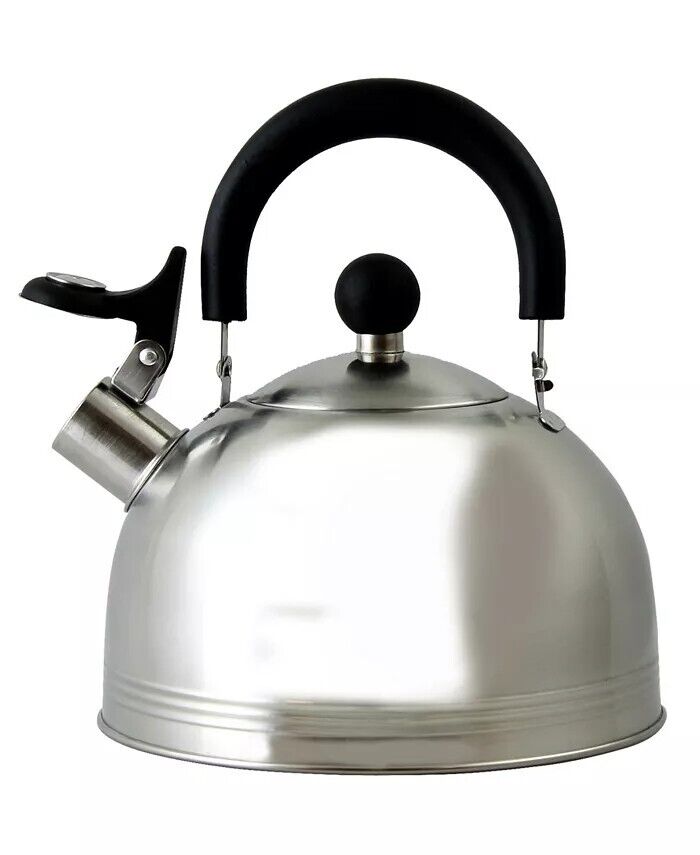 Home ‘n Leisure – Silver Stainless Steel 2L Whistling Kettle