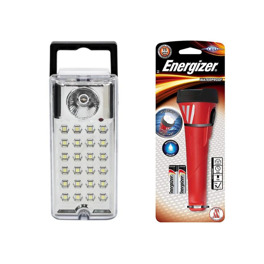 Waco – Rechargeable Lantern & Waterproof Handheld Light (incl. 2x AA)