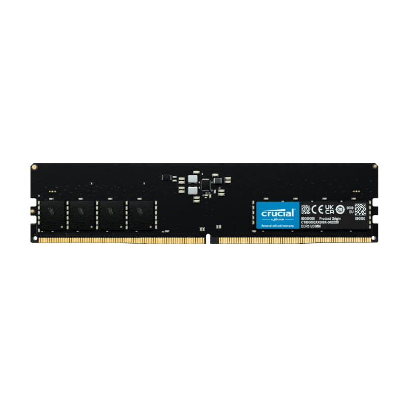 Crucial 16GB DDR5 5200MHz UDIMM Memory Module