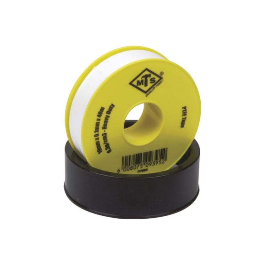 MTS – Heavy Duty PFTE Threadseal (19mm x 0.1mm x 40m) – Pack of 10