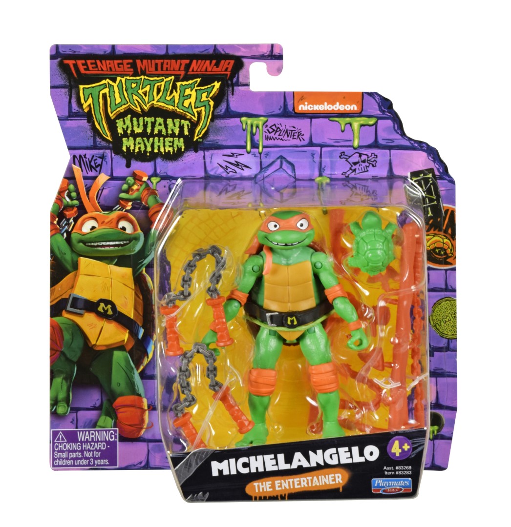 TMNT Movie Basic Figures – 4 Brothers – Michelangelo