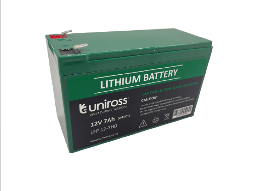 Uniross Lithium 12V 7HD Gatemotor Version