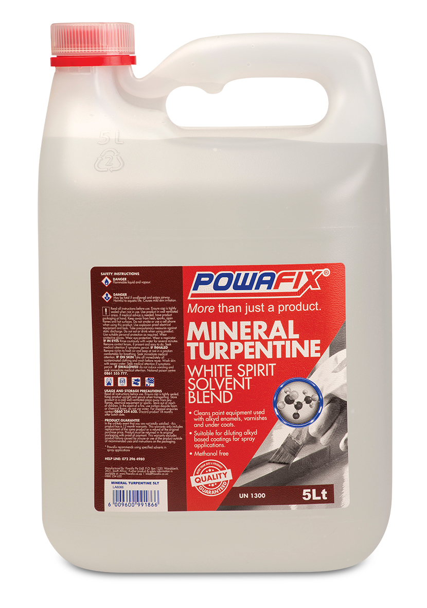 Powafix Mineral Turpentine 5L