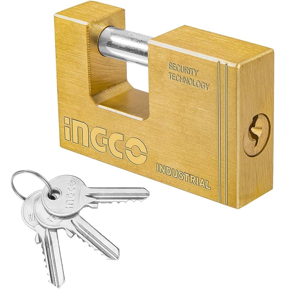 Ingco – Padlock – Brass – 80mm – H/D – Industrial