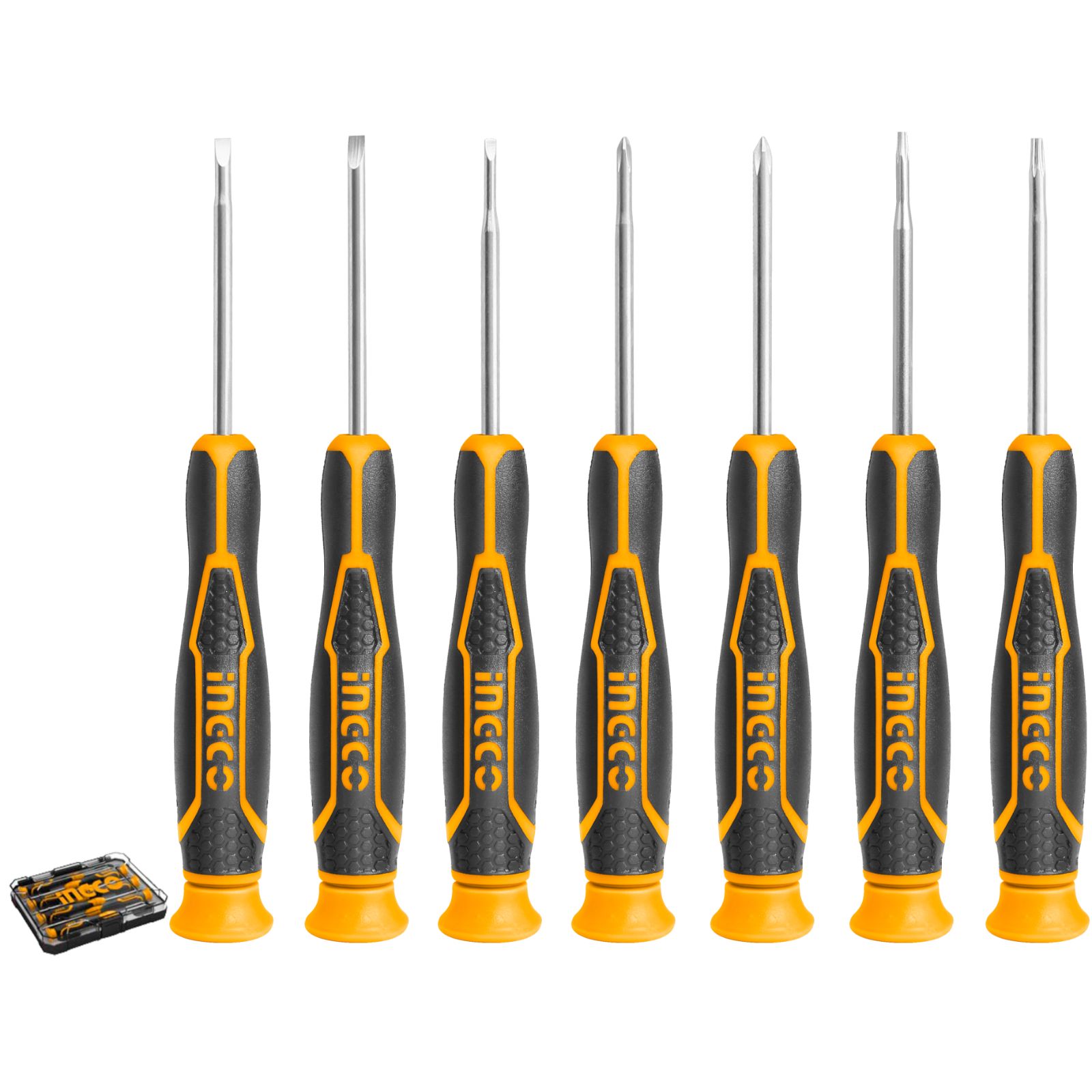 Ingco – Precision Screwdriver Set (7 Piece)