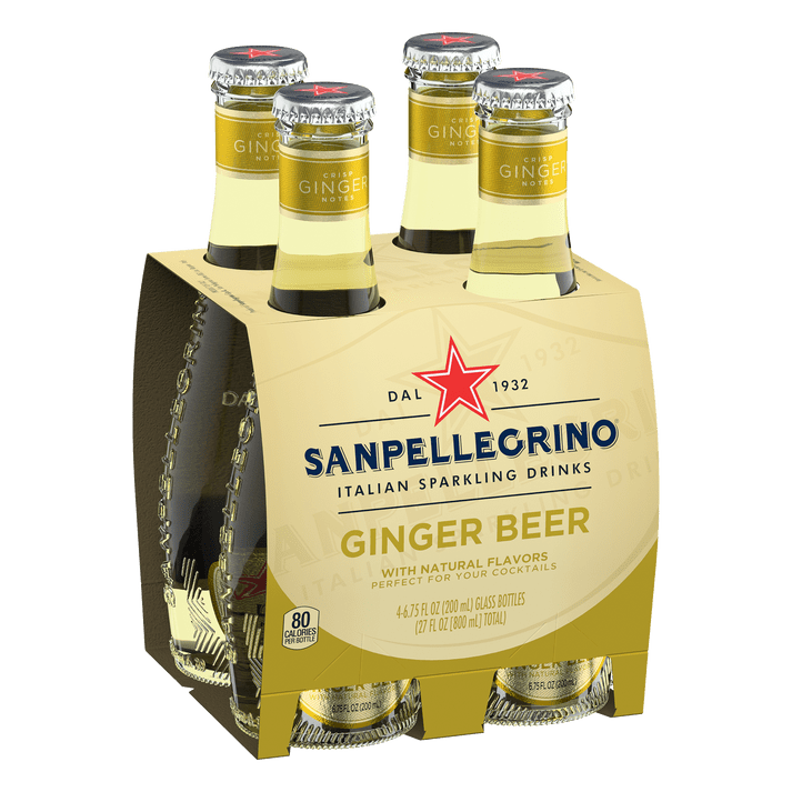 Sanpellegrino Ginger Beer Glass Bottle 4x200ml