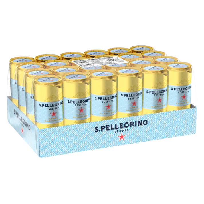 S.Pellegrino Essenza Lemon & Lemon Zest 24x330ml