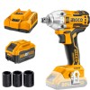 Ingco – Li-Ion Cordless Impact Wrench with Fast Charger and 7.5Ah Battery Ingco – Li-Ion Cordless Impact Wrench with Fast Charger and 7.5Ah Battery