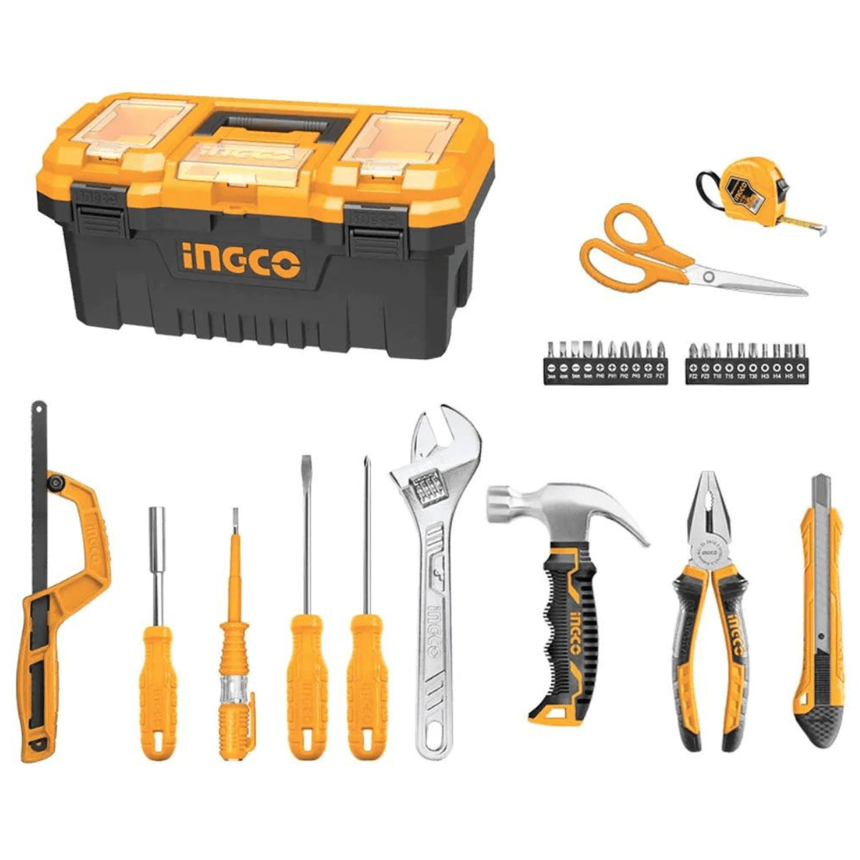 Ingco – Toolkit in Plastic Box (32 Piece)
