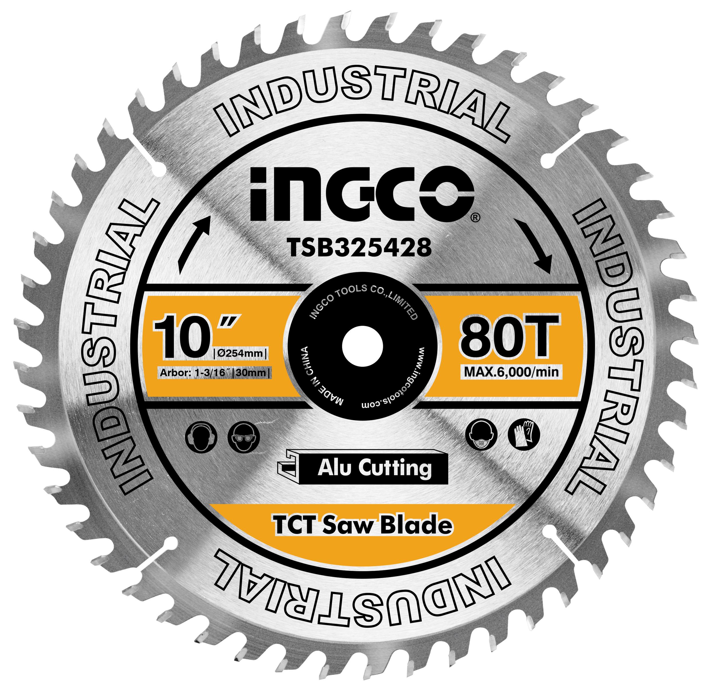 Ingco – TCT Saw Blade 80T – Aluminium (254mm)