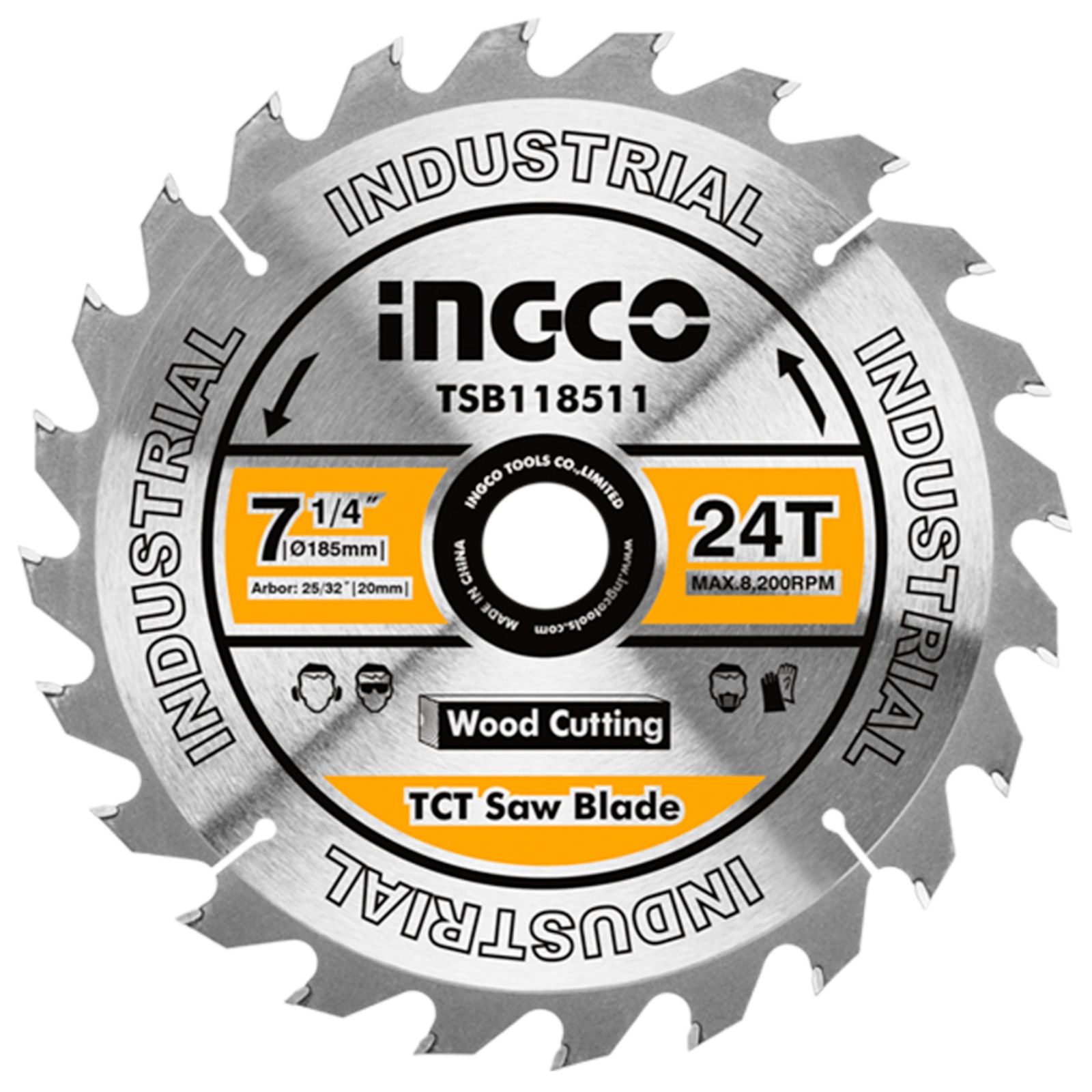 Ingco – TCT Saw Blade (235mm) – 1 x Blade