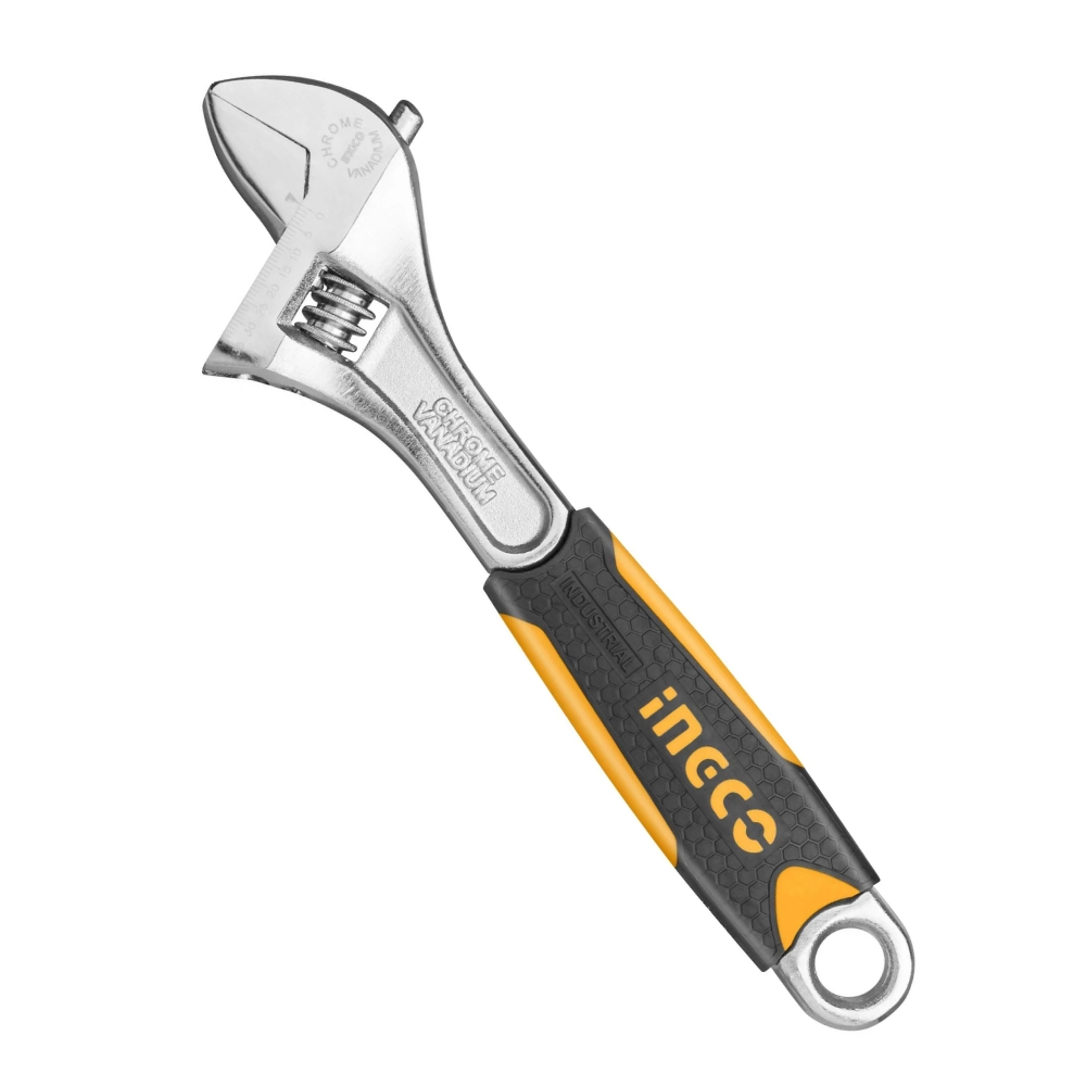 Ingco – Adjustable Wrench – 150MM – S/GRIP CRV
