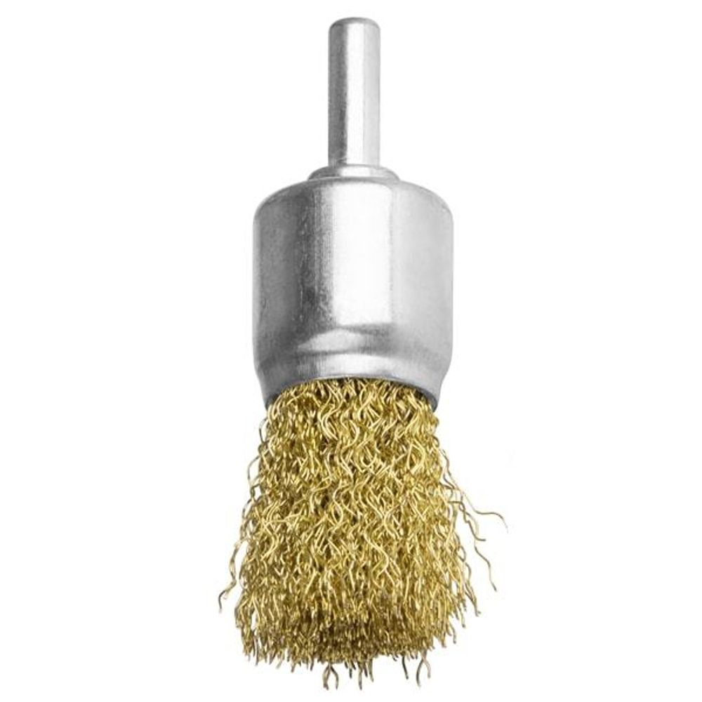Ingco – Wire Brush End + Shank (24 x 6.35)