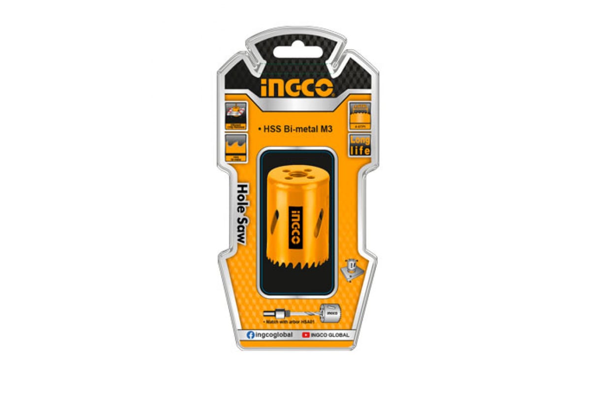 Ingco – Hole Saw Bi-Metal (19 mm)