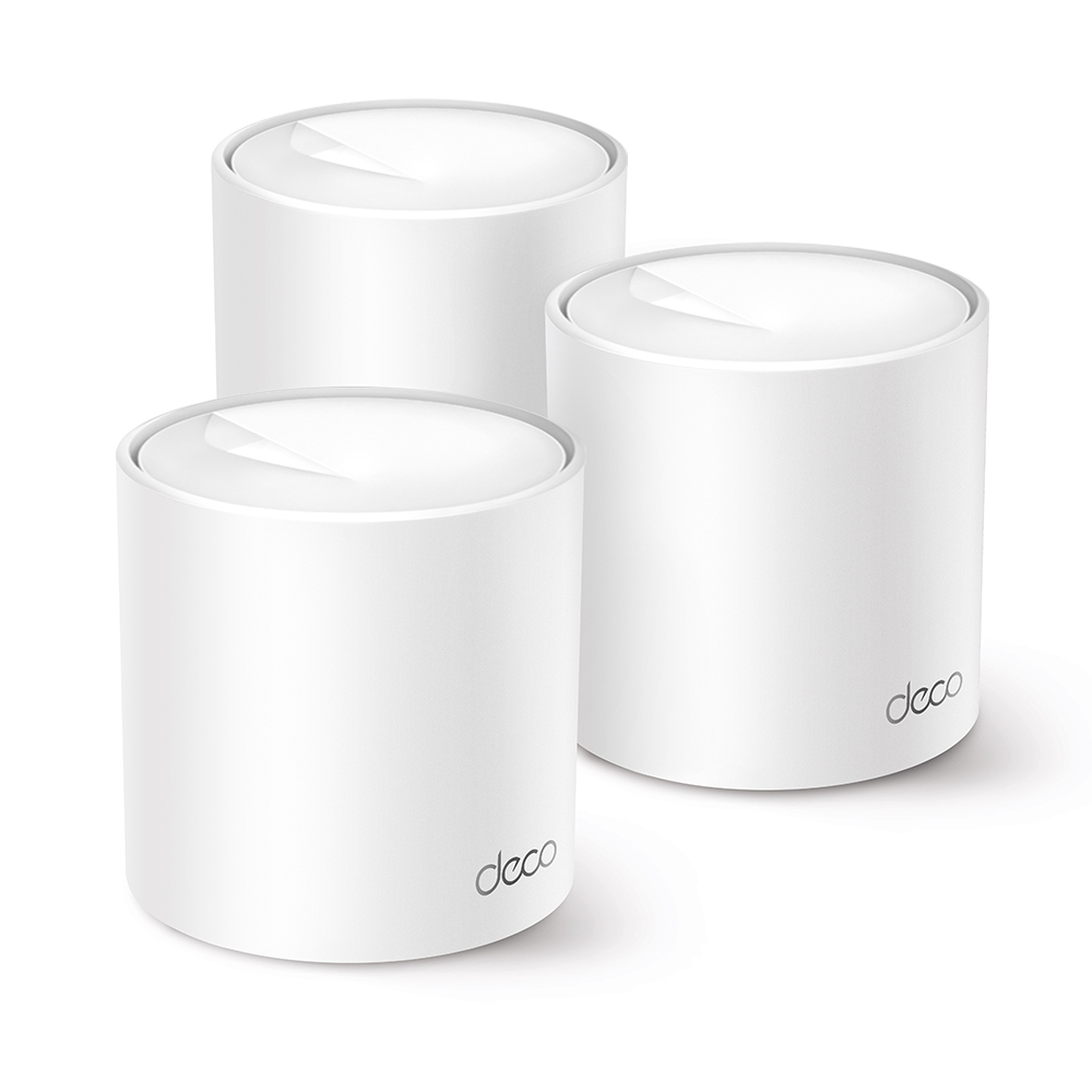 TP-Link DECOX10 AX1500 Whole Home Mesh Wi-Fi 6 System (3-Units)
